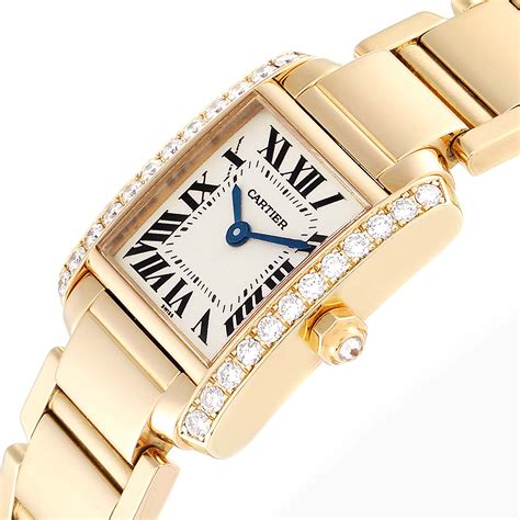 cartier gold ladies watch|cartier watches for women gold.